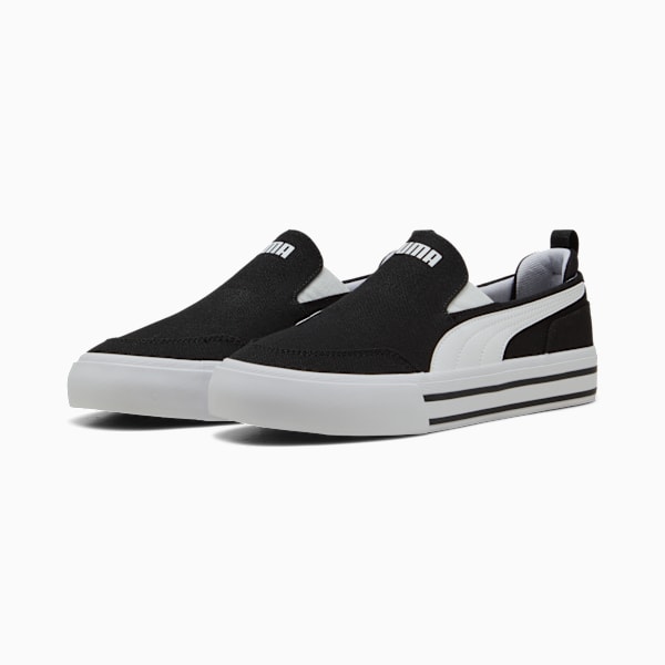 Мужские туфли без застежек Court Classic Vulcanized Puma, черный — фото 2