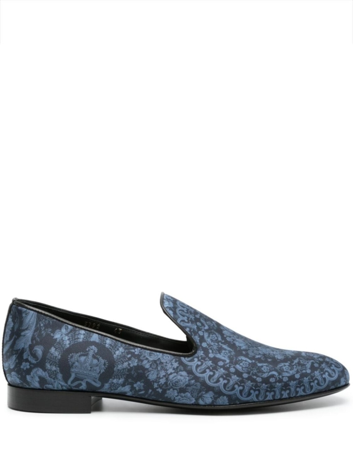 

Слиперы с принтом Barocco Versace, синий