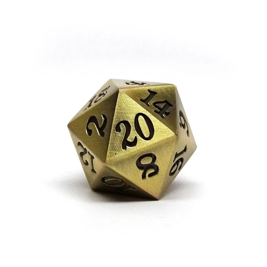 

Металл d20 - Легендарная бронза, Dice - Metal Single Dice (Easy Roller Dice)