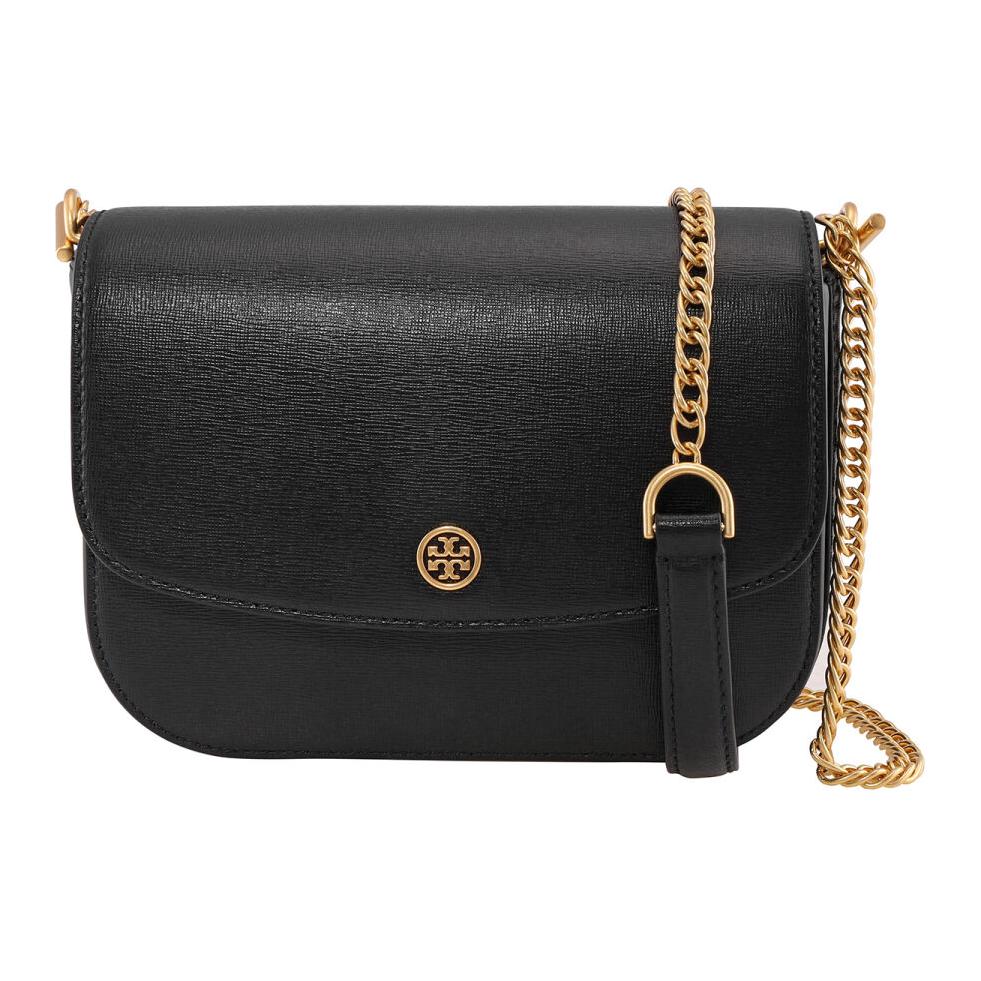 

Кожаная сумка через плечо, черная женская TORY BURCH