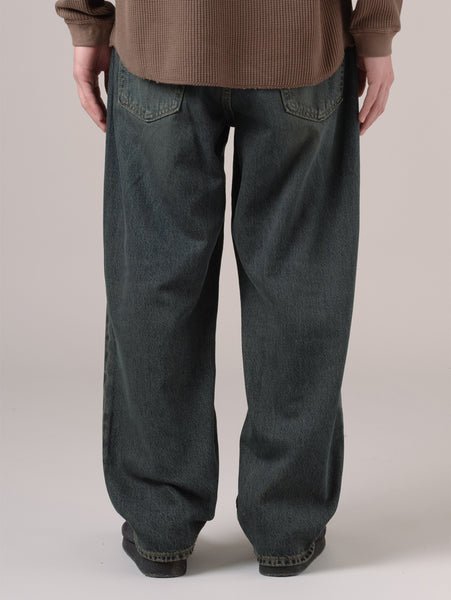 568 Свободные прямые джинсы, средний цвет, индиго Levi's, Greens — фото 3