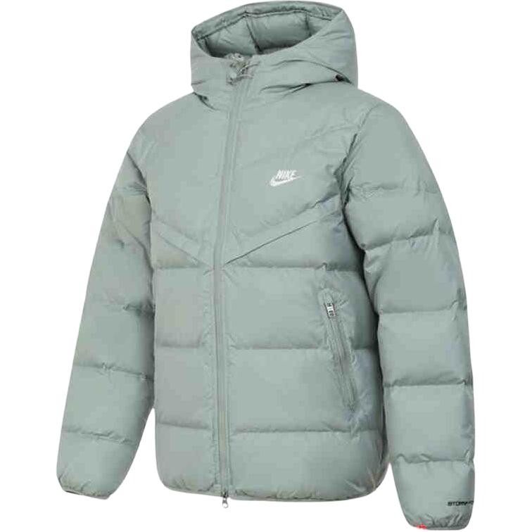 

Пуховик мужской светло-серый Nike