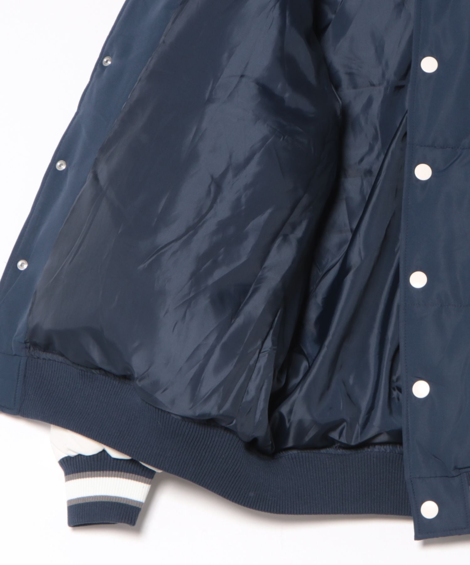 Американская ассоциация поло / (М) Стеганая университетская куртка U.S. Polo Assn., navy — фото 3