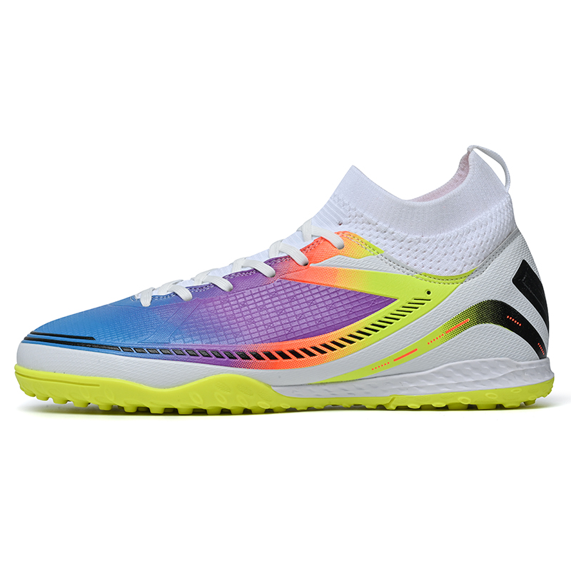 

Футбольные бутсы для детей и подростков с противоскользящей подошвой и амортизацией CAMKIDS, черный/синий