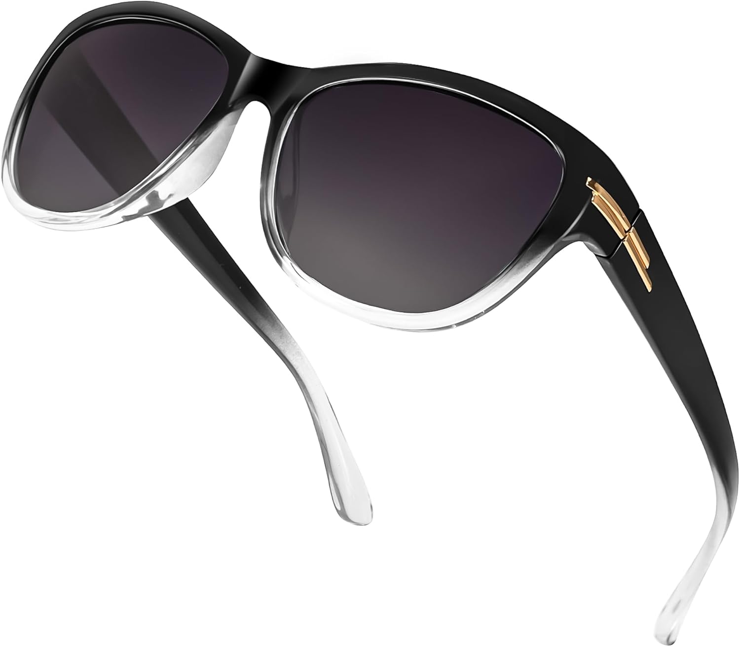 

Поляризованные солнцезащитные очки SIPHEW для женщин, модные классические солнцезащитные очки с защитой UV400 для использования на открытом воздухе и вождения, S1-fade Black/Grey