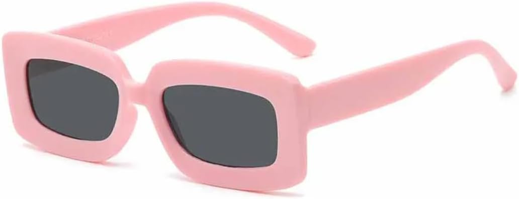

Солнцезащитные очки с защитой UV400 | Увеличенная оправа, линзы конфетного цвета | Для женщин и мужчин, для занятий спортом на открытом воздухе и вождения DSVIGF, Pink Gray