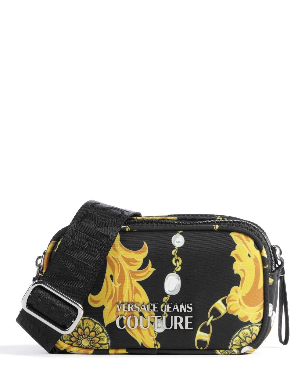 

Сумка через плечо Sporty Logo из переработанного нейлона Versace Jeans Couture, черный