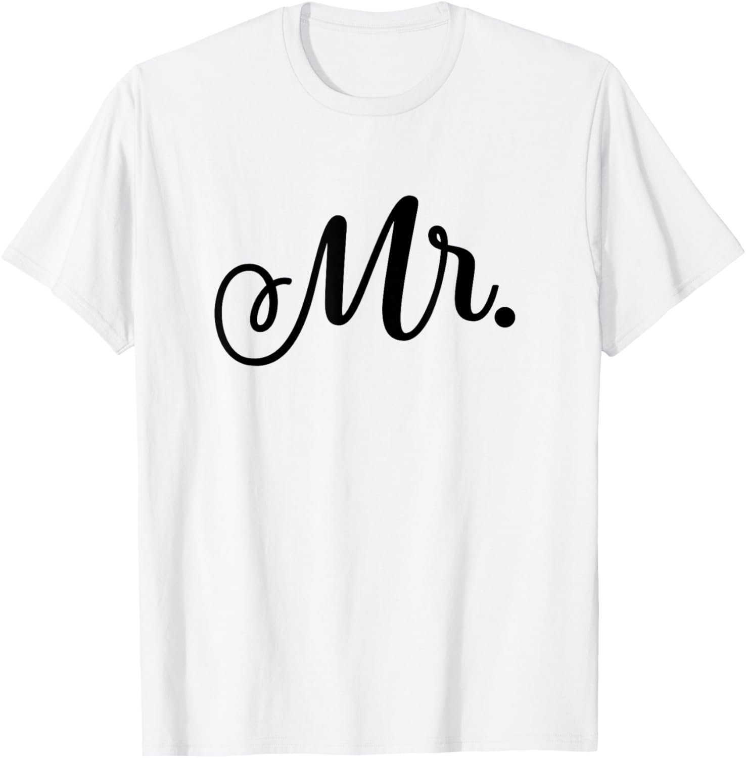 

Парные футболка для жениха и невесты в честь годовщины свадьбы Bride And Groom Mr. Mrs. Matching Wedding Gifts, белый