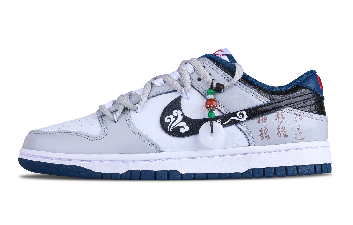 

Кроссовки Nike Dunk Skateboarding Shoes Men Low-top Blue, светло-серый