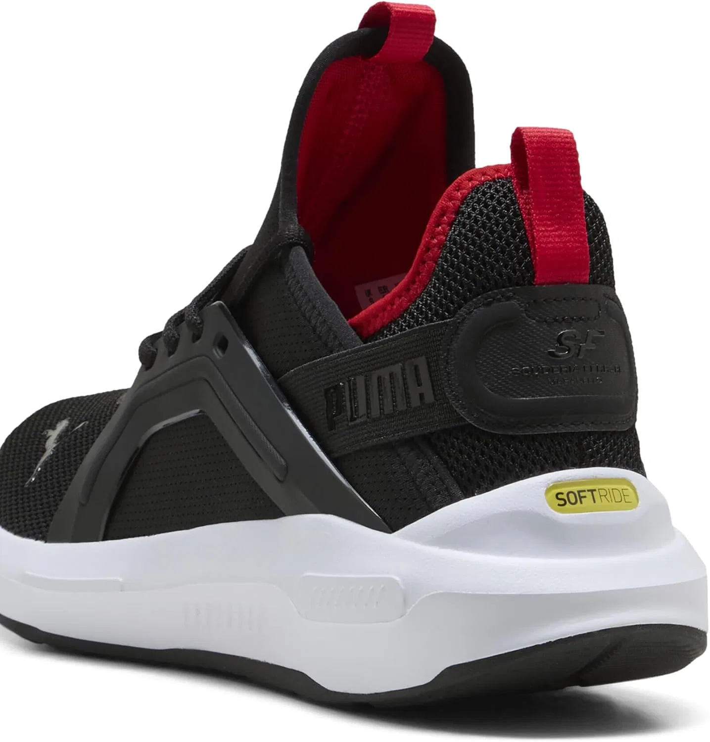 Кроссовки PUMA Adult Scuderia Ferrari Softride Nzo 5, Black Rosso Corsa Red — фото 2