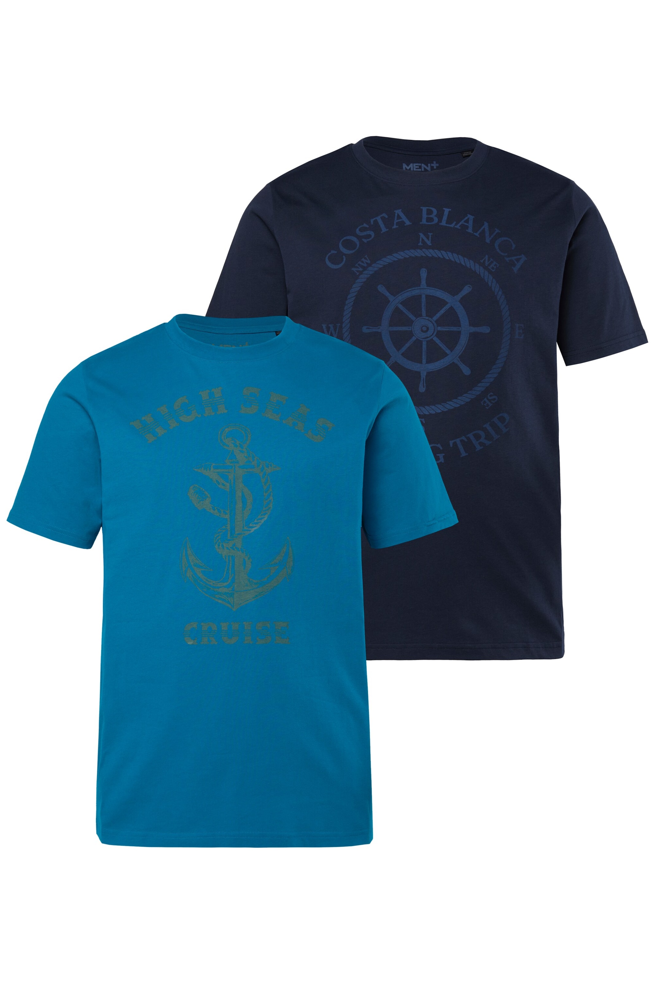 

Men Plus Футболка в цвете Marine Blue, Smoke Blue