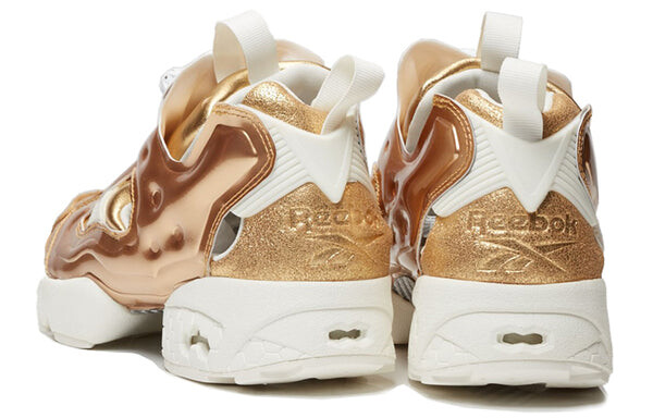 Кроссовки instapump fury celebrate 'brass' Reebok, золотой — фото 4