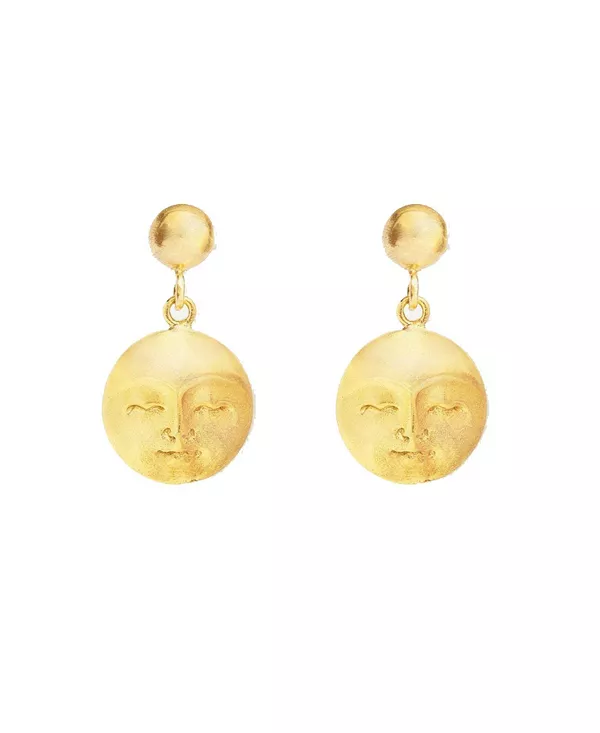

Серьги-Подвески в форме лунного лица Ottoman Hands, gold