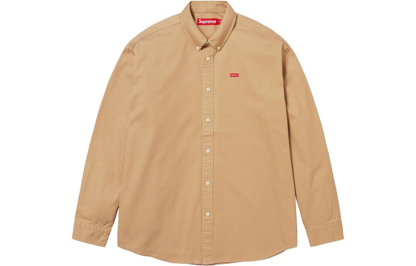 

Высшая рубашка унисекс Supreme, цвет Brown/Tan