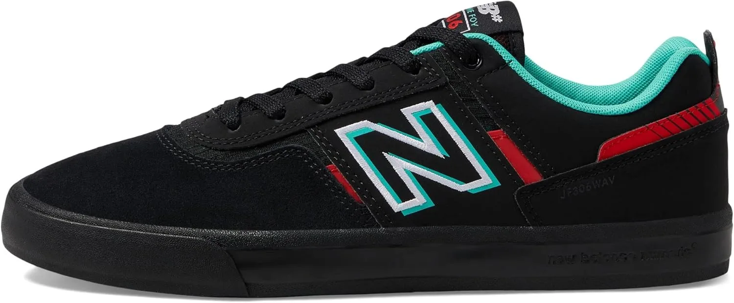 Кроссовки New Balance 390, черный/красный — фото 4