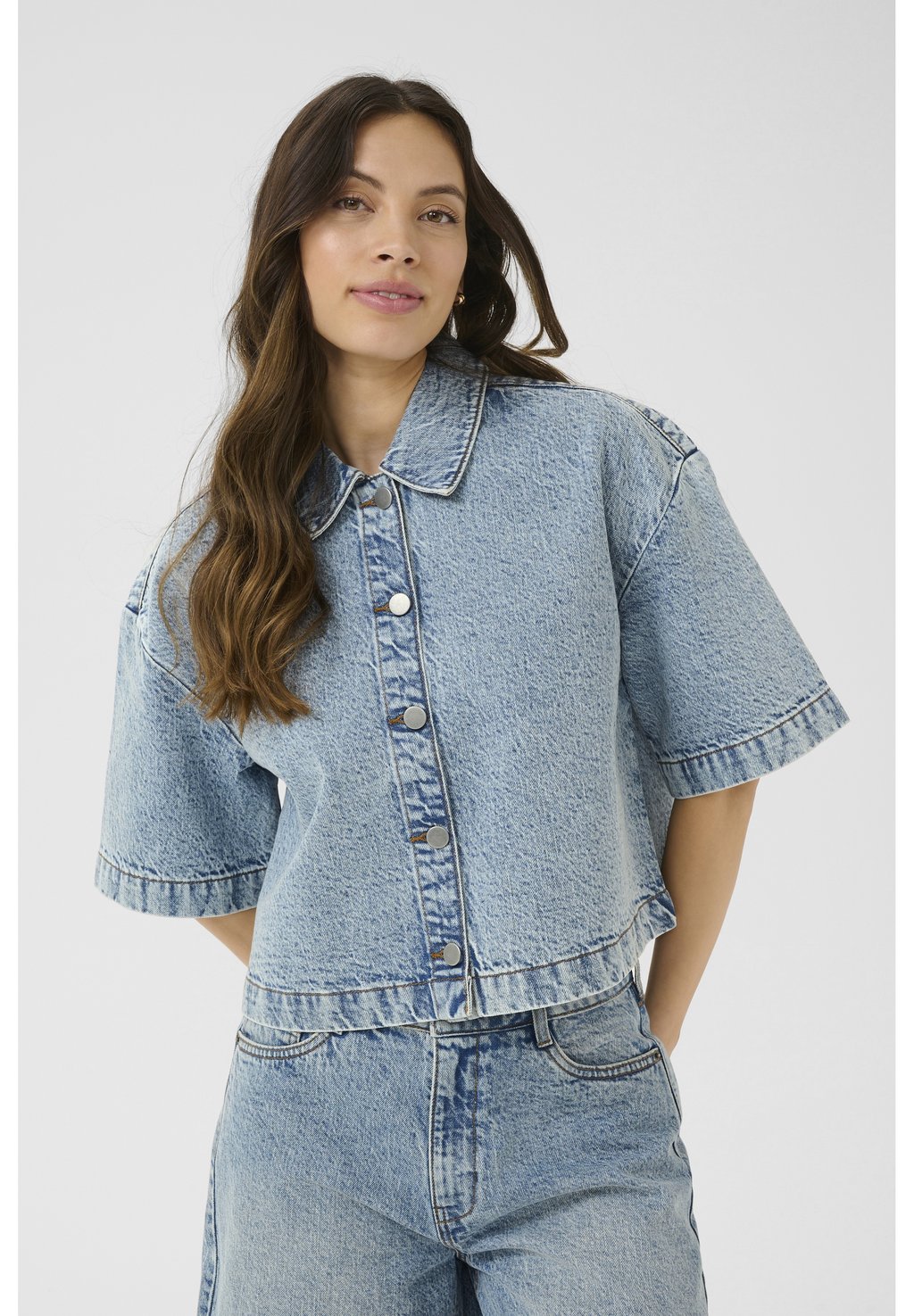 

Рубашка Love Copenhagen, цвет Light Blue Wash Denim