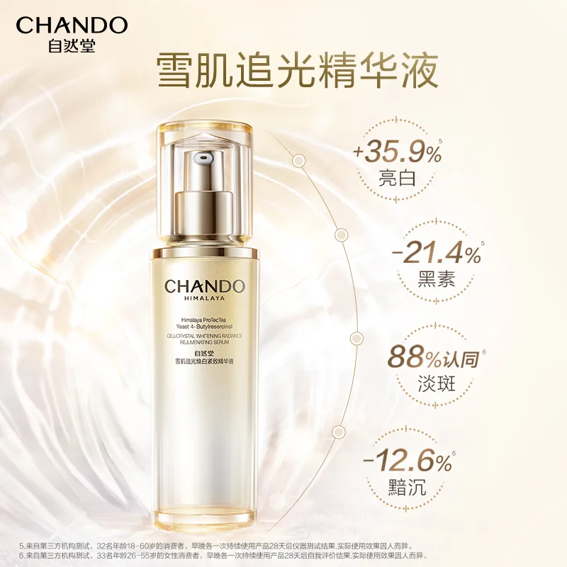 CHANDO Набор для ухода за кожей Snow Skin Light Chasing Radiance, Water 150ml + milk 110ml — фото 4
