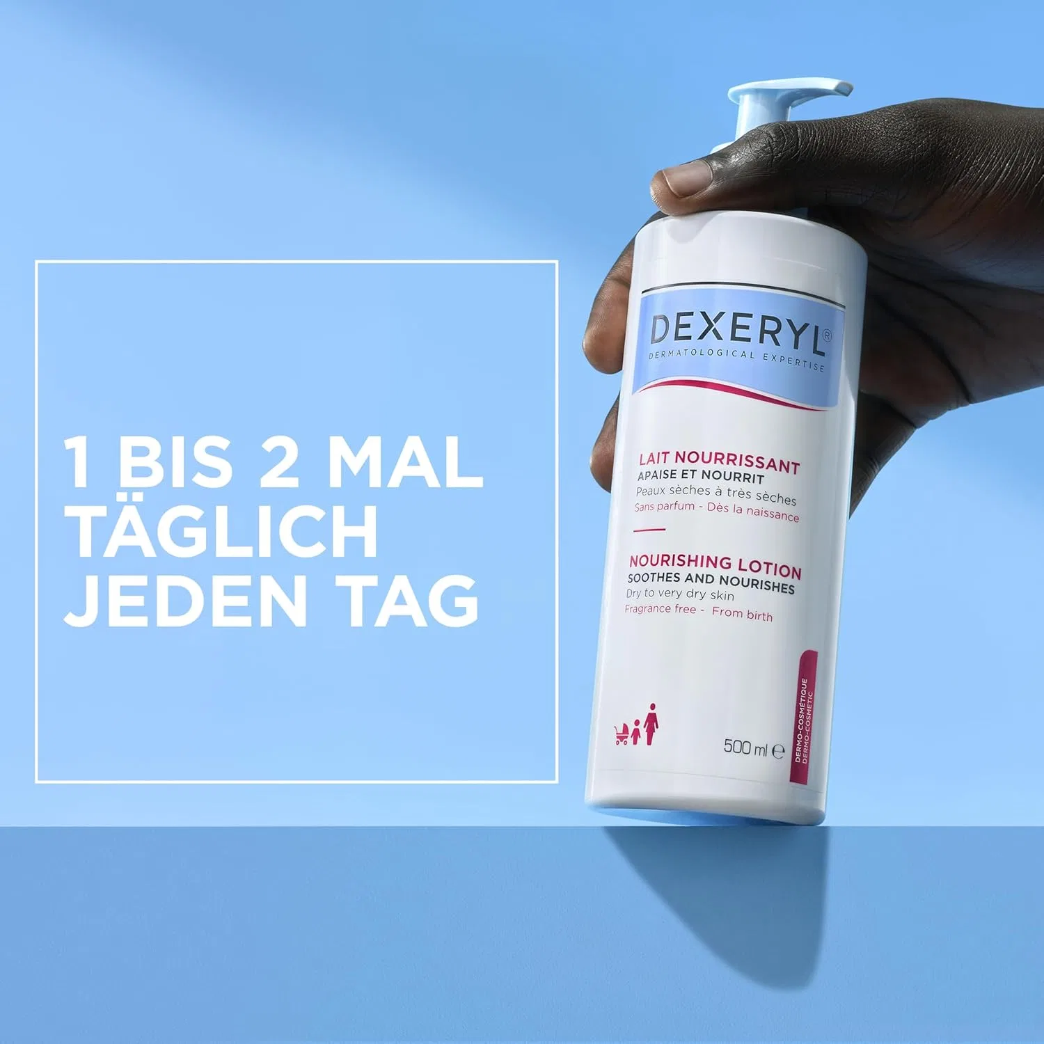 Набор для душа и ухода Dexeryl: гель для душа и лосьон для тела, 500 мл Dexeryl — фото 3