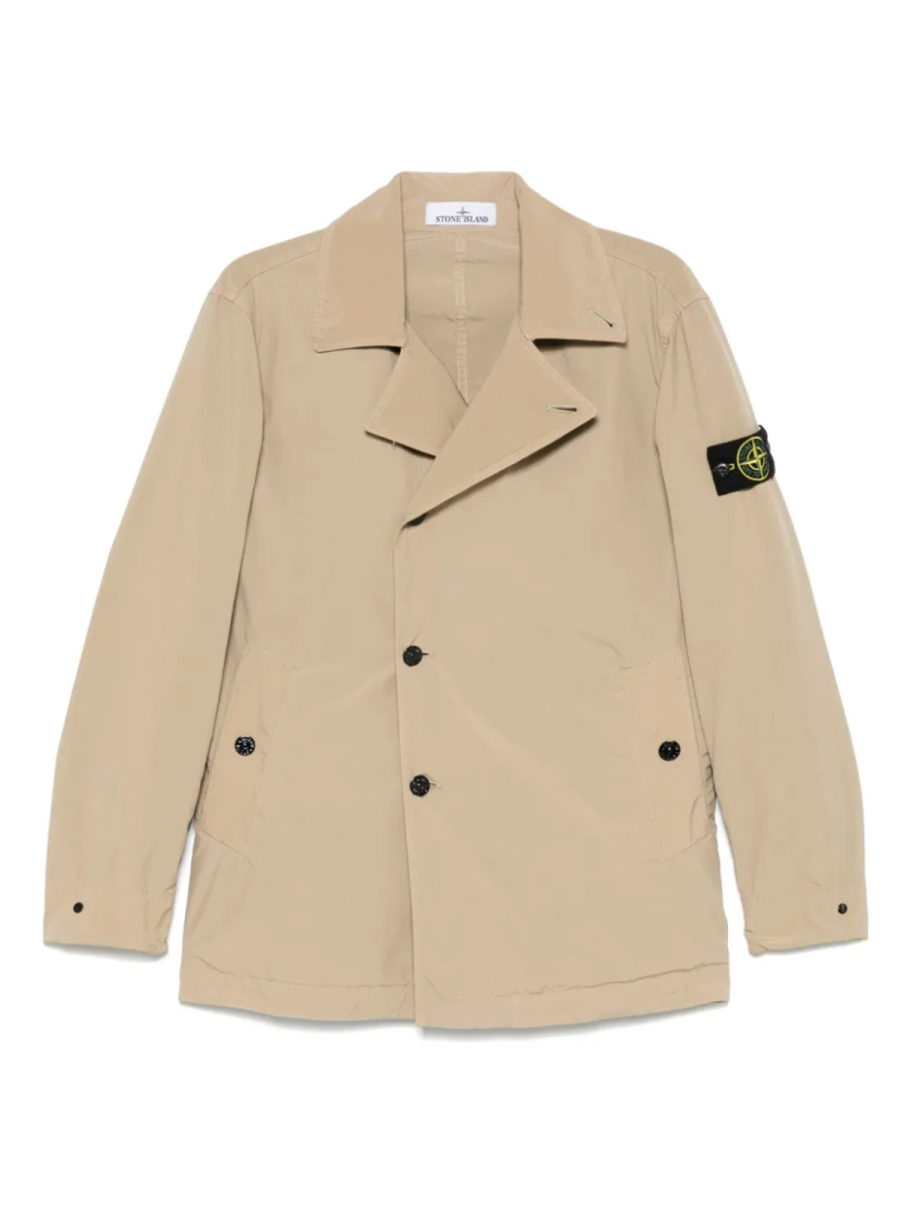 

Куртка с нашивкой Compass Stone Island, нейтральный