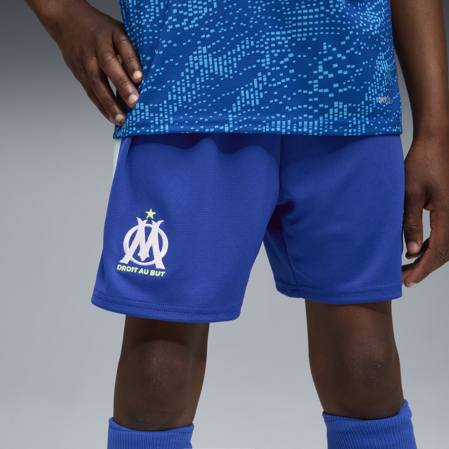 PUMA Шорты для тренировок Regular 'Olympique de Marseille 25/26' в синем, светло-голубом — фото 4