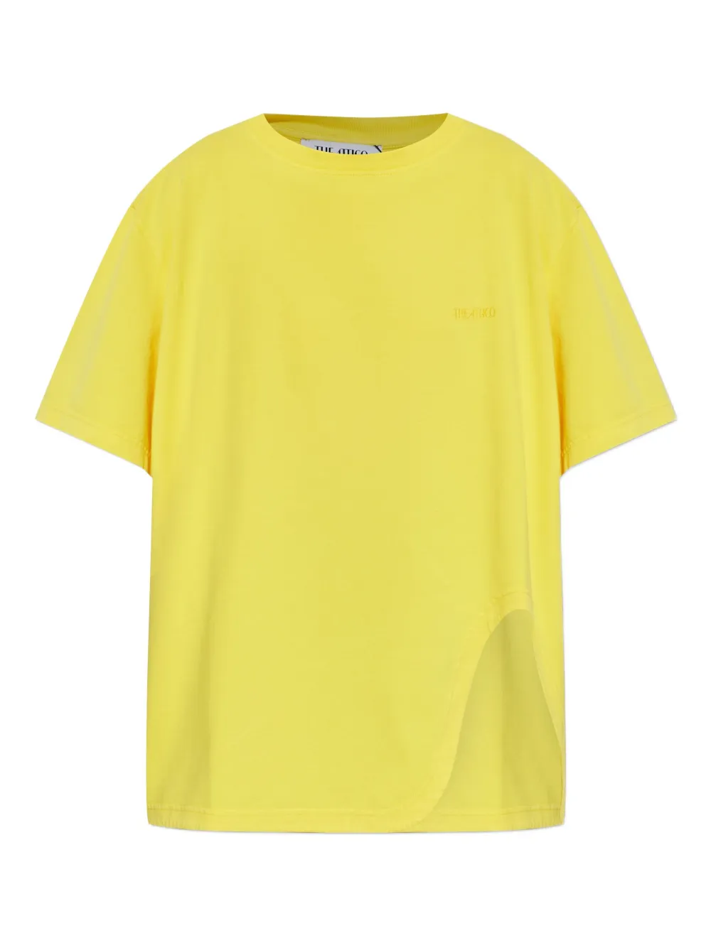 

Футболка с вышитым логотипом The Attico, желтый