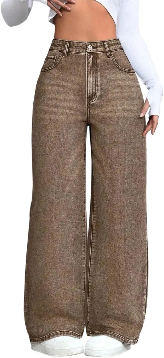 Джинсы с завышенной талией, 6