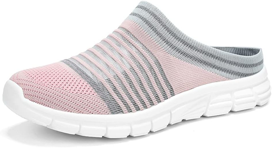 

LLTMALL Мужские и женские слипоны без задника, закрытый носок, мюли, садовые сабо, тапочки, розовый