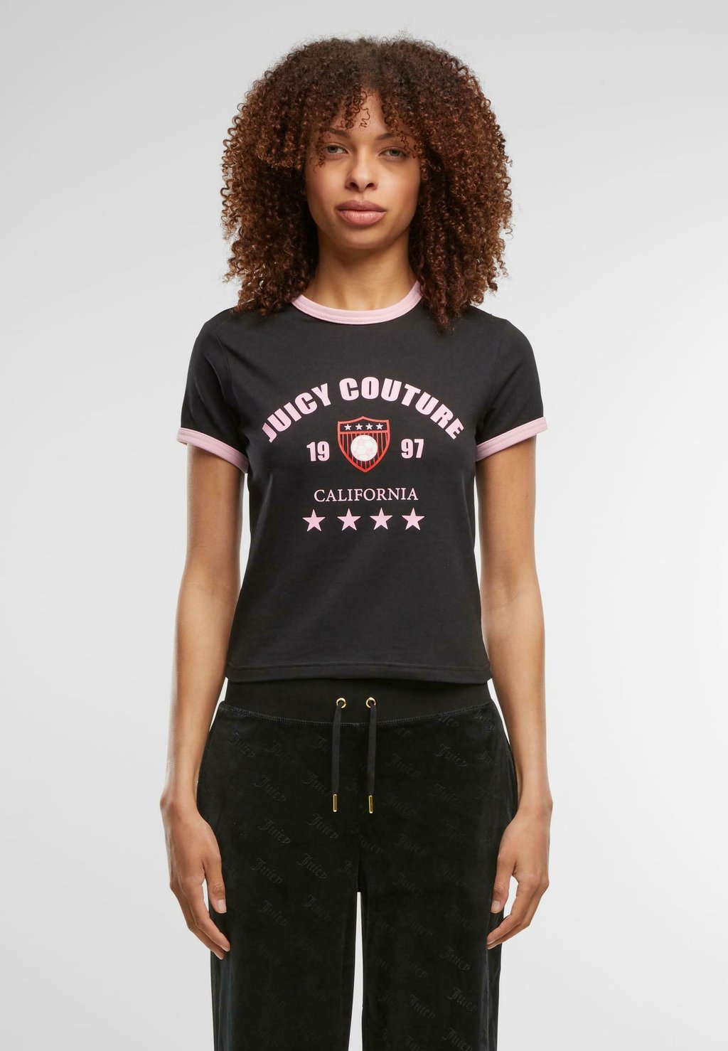 

Футболка с принтом Juicy Couture, черный