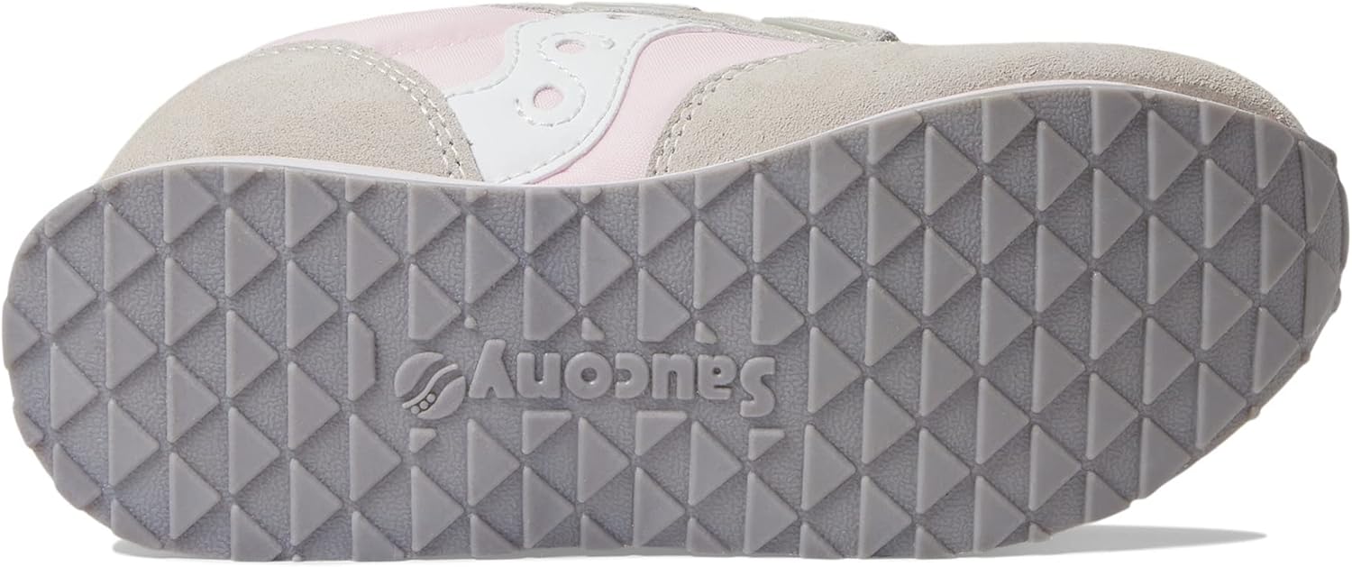 Детские кроссовки Saucony Baby Jazz на липучках, белый/розовый/серый — фото 3