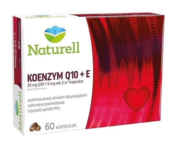 

Naturell Koenzym Q10 + Wit.E подготовка волос, кожи и ногтей, 60 шт.