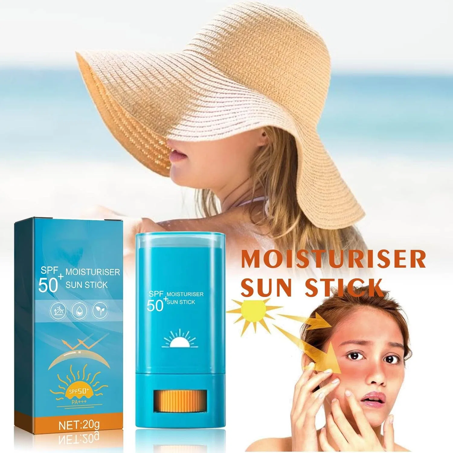 Солнцезащитный стик с SPF 50+ Generisch, 1Pc — фото 2