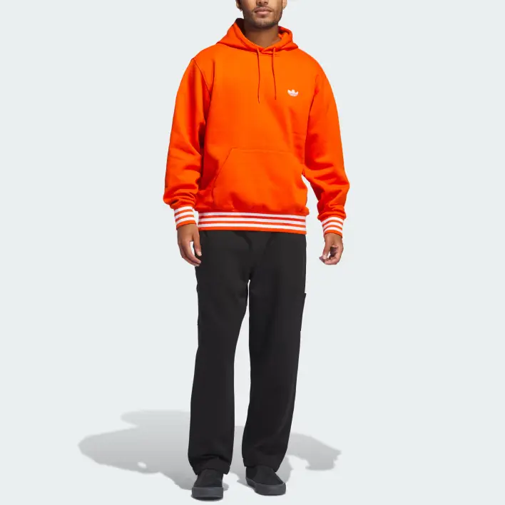 Толстовка Shmoofoil Heavyweight 运动休闲简约连帽套头卫衣 男款 学院橙 Adidas Originals, оранжевый — фото 3