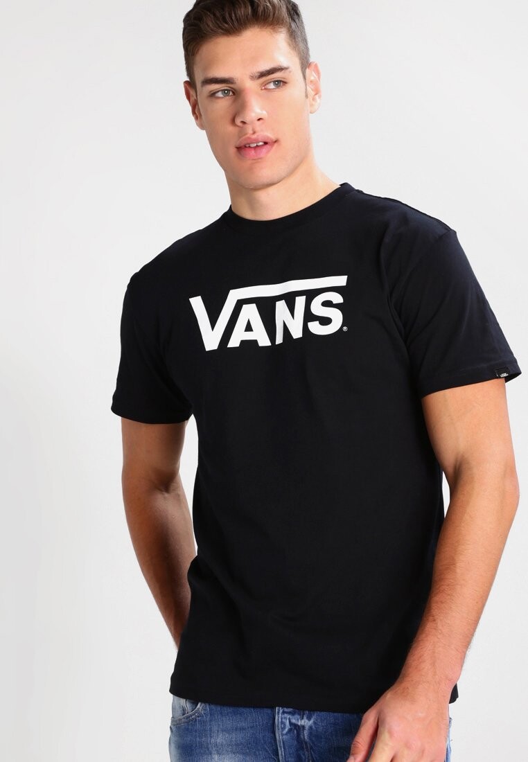 

Футболка с принтом Vans, чёрная/белая, Черный, Футболка с принтом Vans, чёрная/белая