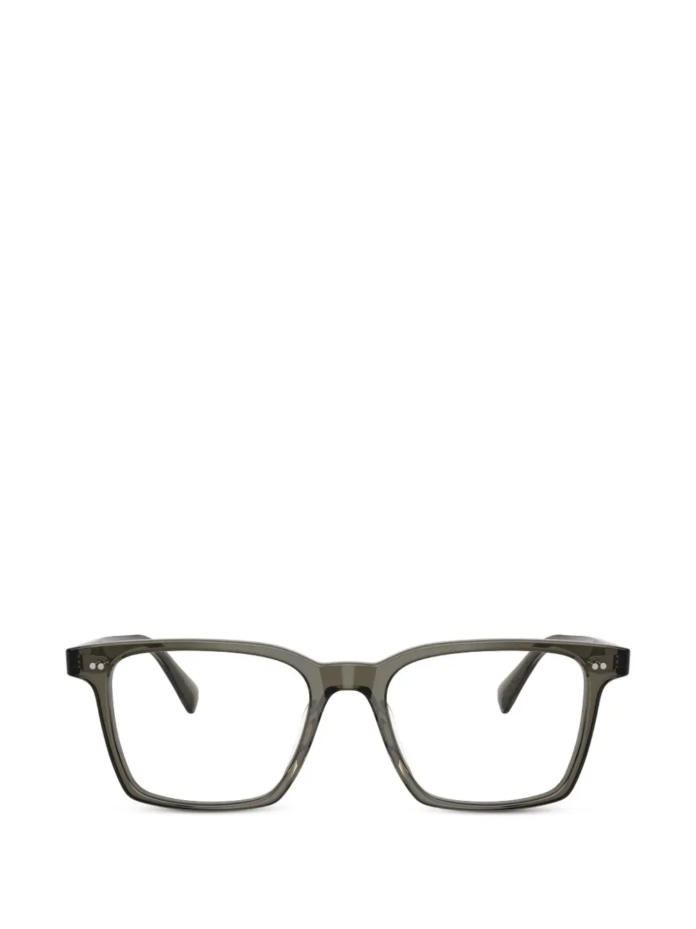Очки в квадратной оправе Oliver Peoples, зеленый