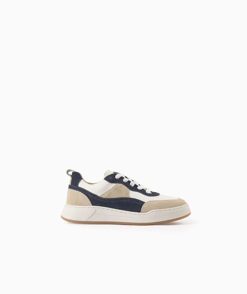 

Детские спортивные кроссовки с шнуровкой и сетчатой подкладкой Zippy, светло-серый