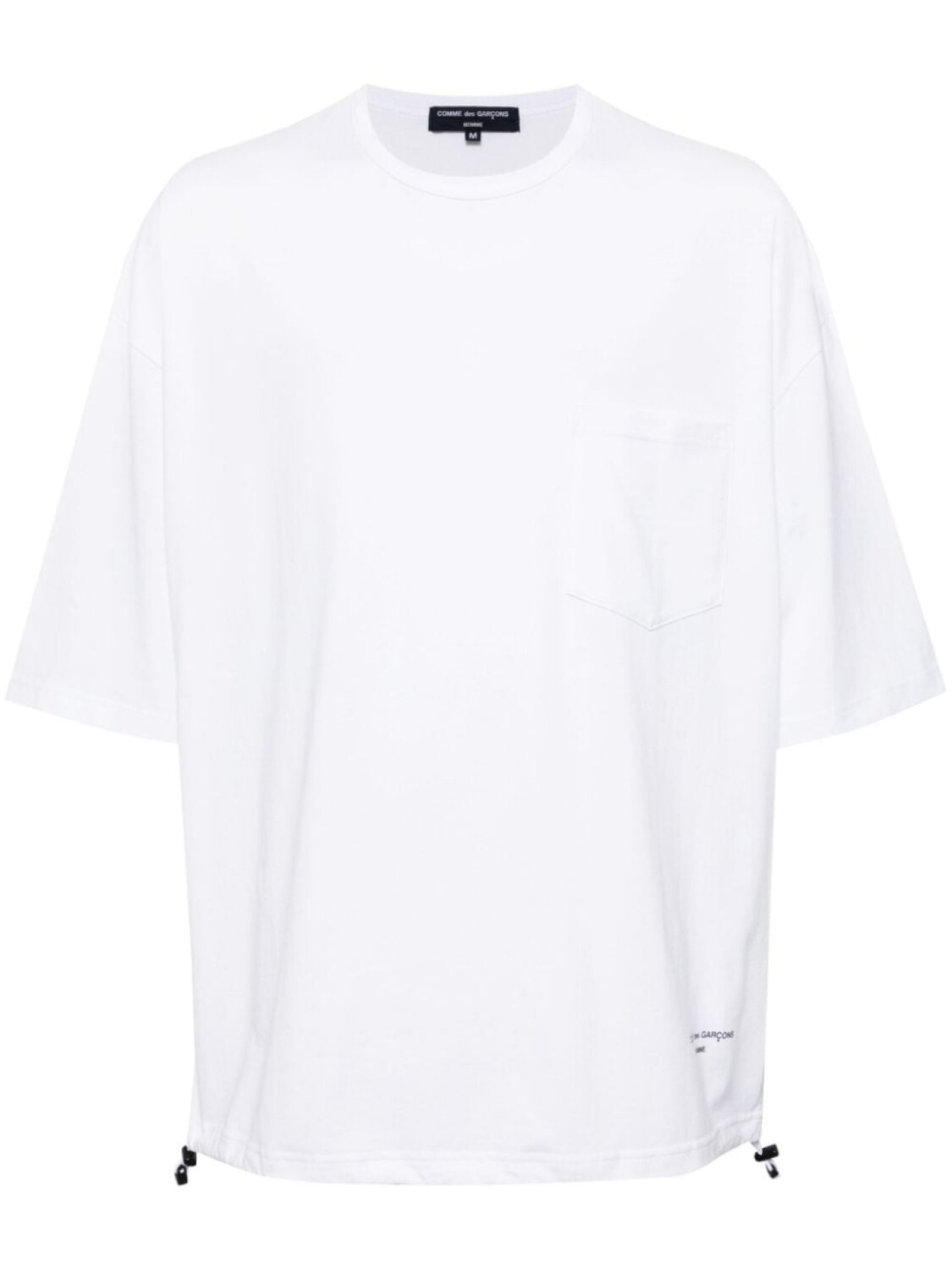 

Comme des Garçons Homme футболка из хлопка с логотипом, белый