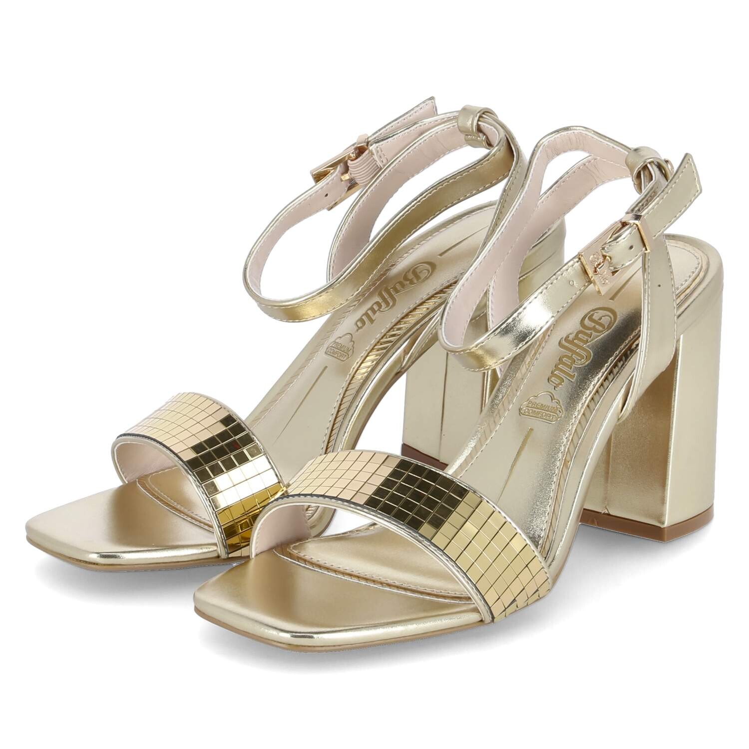 

Сандалии Buffalo Sandaletten CHARLOTTE GLAM, золотой