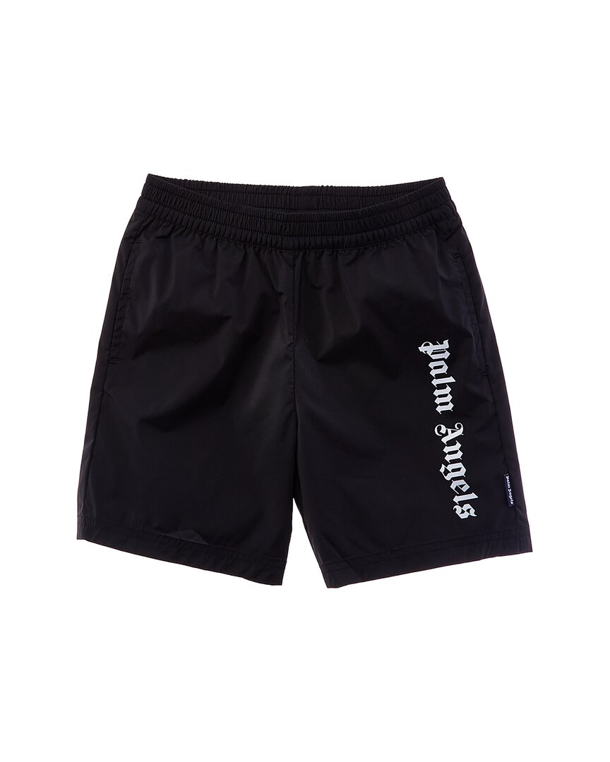 

Длинные плавки Palm Angels Overlogo, черный