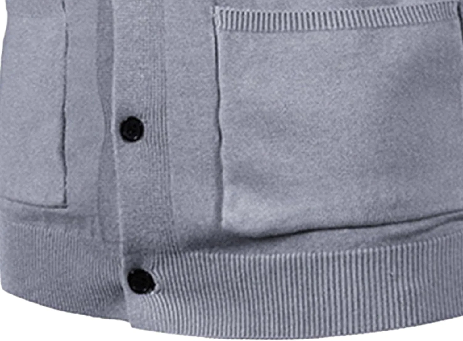 Мужской кардиган из шерстяной смеси с V-образным вырезом Slim Fit — фото 2