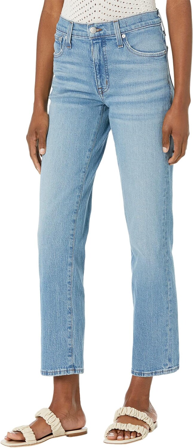 

Джинсы Madewell The Mid-Rise Perfect Vintage Straight Jean in Verwood Wash, цвет Verwood Wash