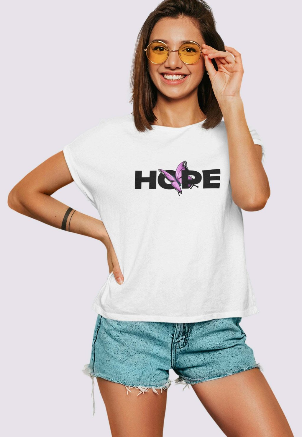 

Футболка с принтом HOPE FARBE Novux, белый