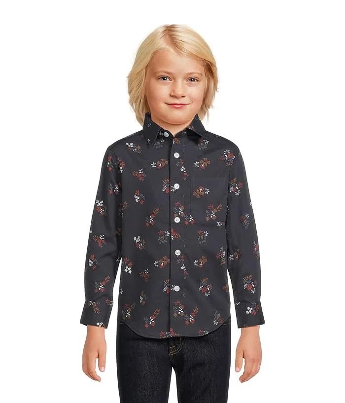 Рубашка хлопковая Standard Shirt Appaman Kids, Midnight Floral