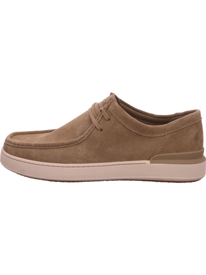 Clarks Спортивные кроссовки на шнуровке бежевого цвета — фото 2