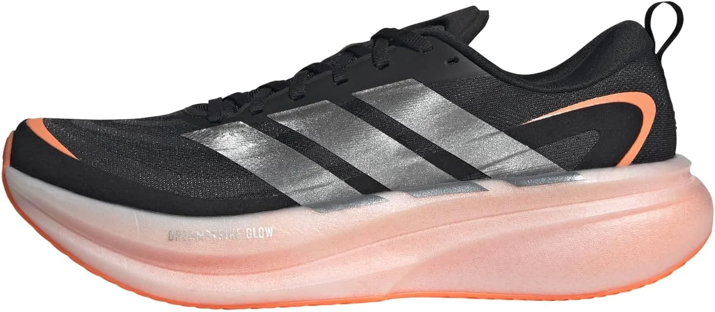Мужские беговые кроссовки Adidas Supernova Glide, черный/черный/оранжевый