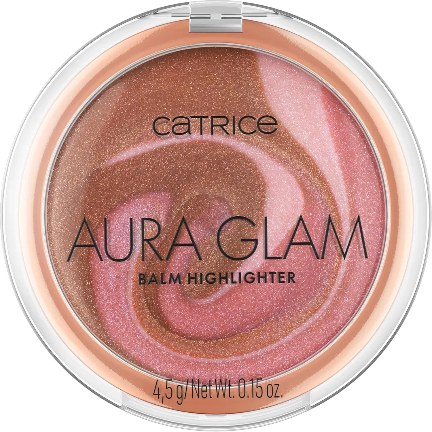 Лосьон Catrice — Хайлайтер-бальзам «Aura Glam Balm Highlighter» от , 010 A Swirl Of Rose — фото 3