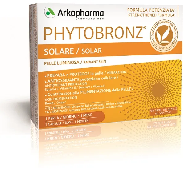 

Arkopharma Phytobronz Солнечная добавка 30 жемчужин Красота кожи