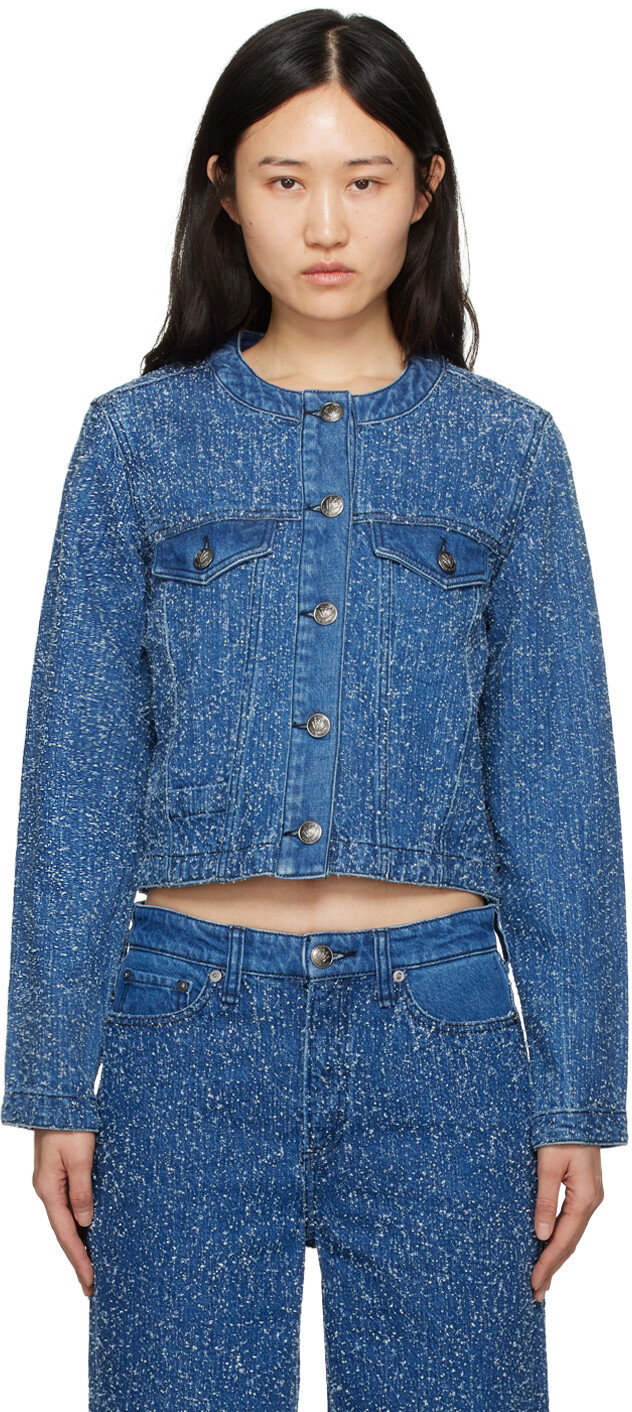 

Синяя джинсовая куртка Cora Rag & Bone