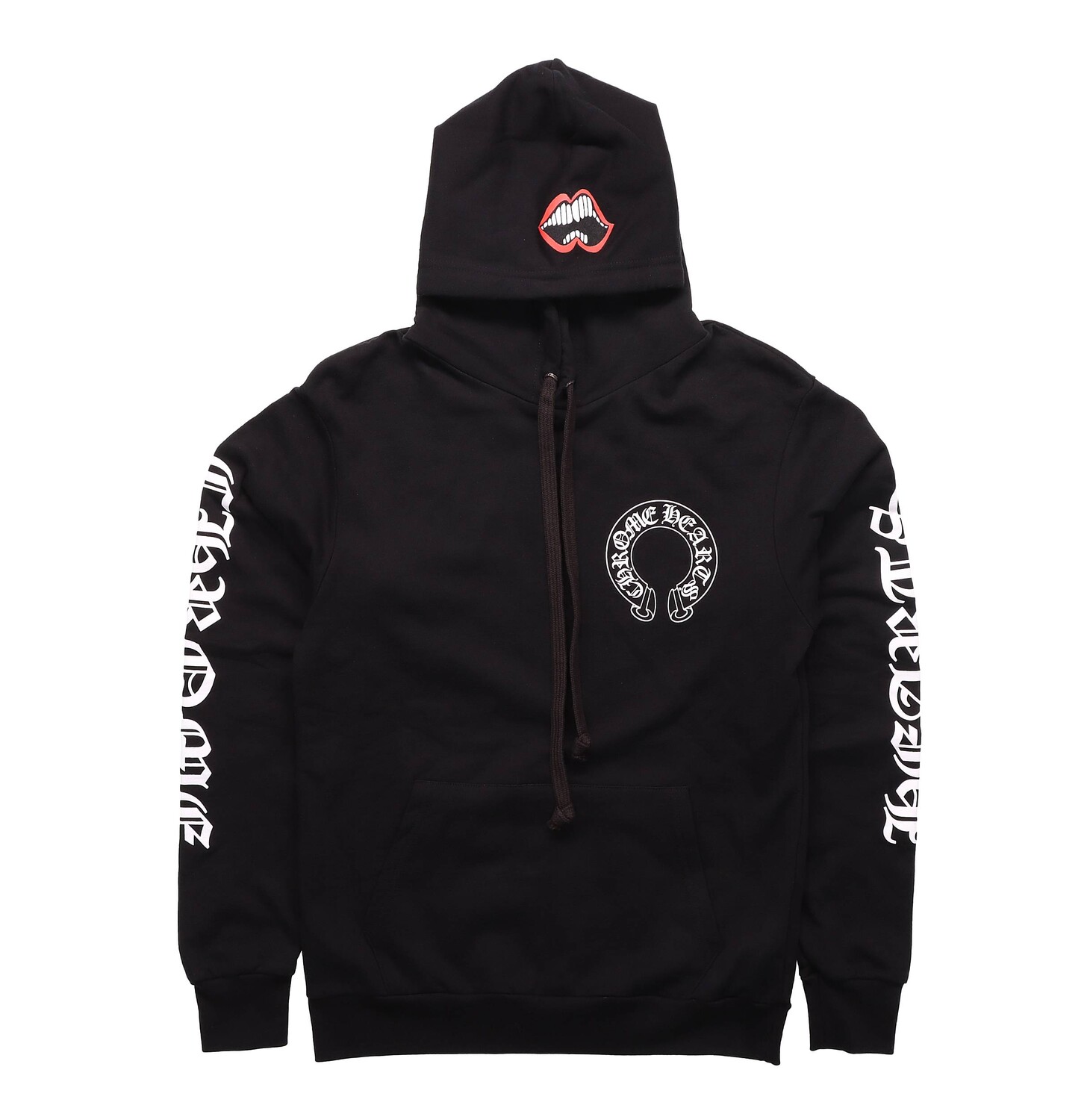 

Толстовка унисекс черная Chrome Hearts, черный