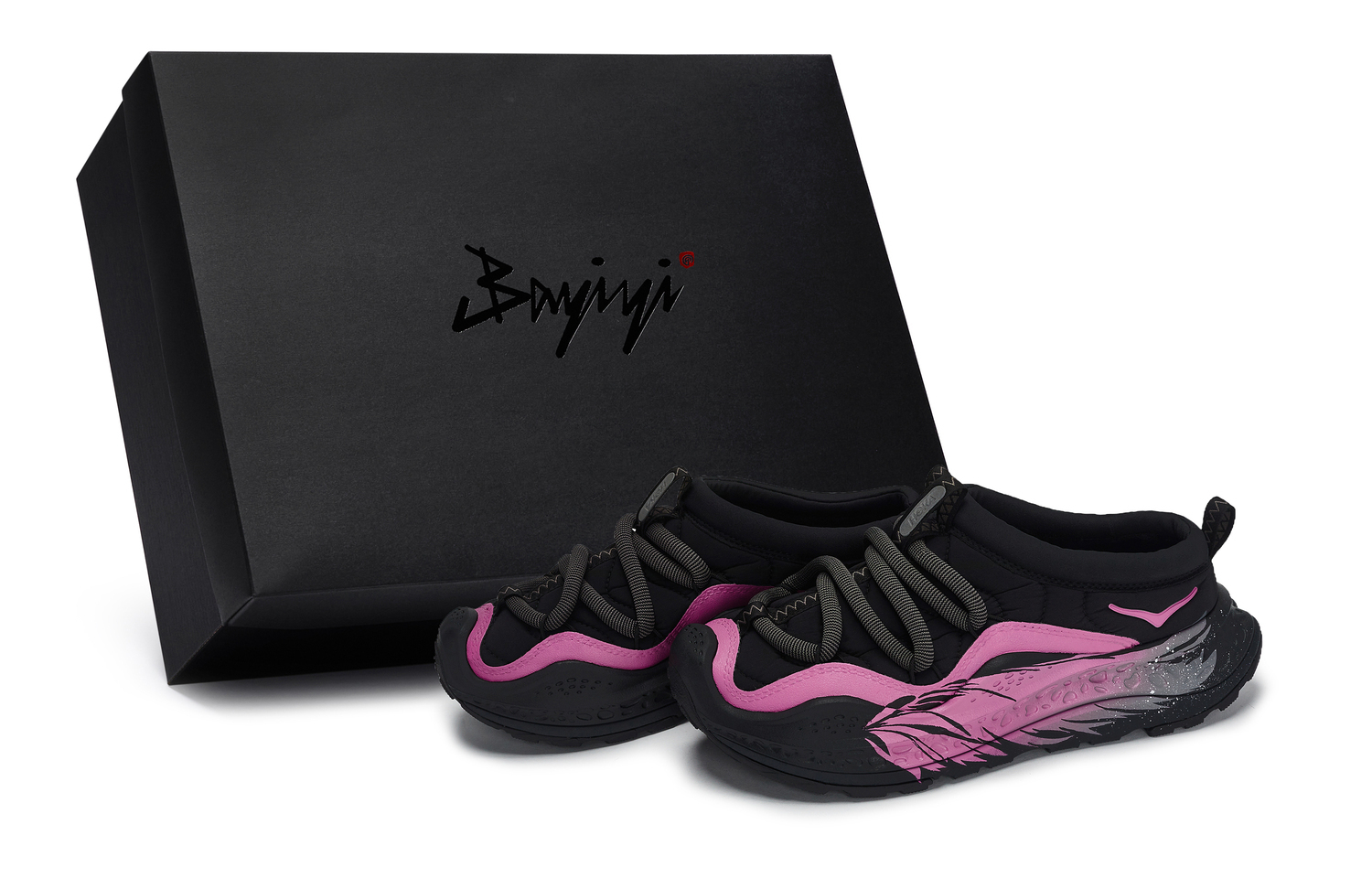 HOKA ONE ONE Ora Primo Wings Of Decay устойчивые к истиранию низкие кеды мужские Black Pink
