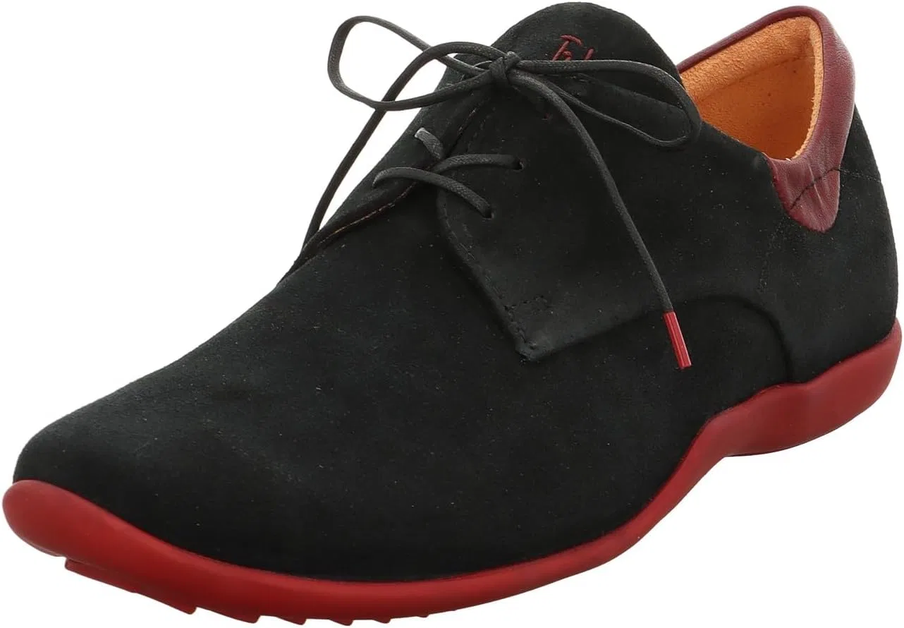 Туфли Think! Herren Stone Herren Herren Chromfrei Gegerbte Nachhaltige HalbschuheHalbschuhe, Black Estate 0020